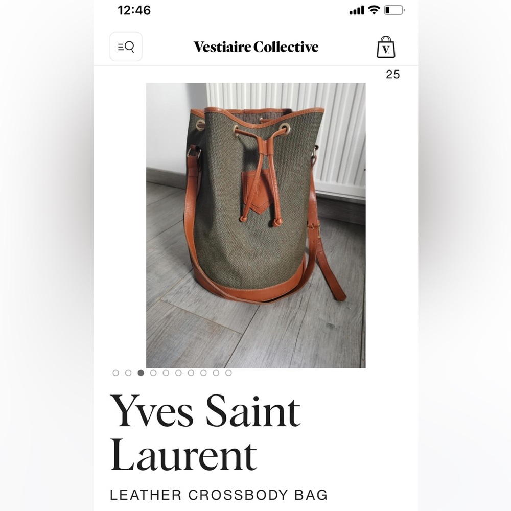 YSL Vintage Bucket Bag